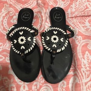 Jack Rogers jelly flip flops size 8